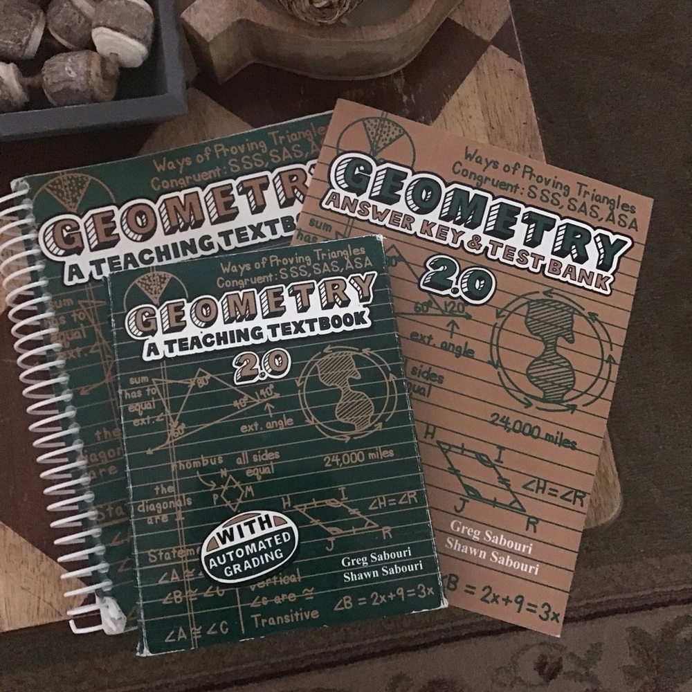 Teaching Textbooks Geometry-full set